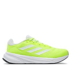 Buty do biegania adidas. Zielone buty do biegania męskie ADIDAS, bez wzorów, bez zapięcia, do biegania. Za 279.99 zł.