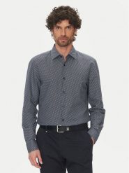 BOSS Koszula C-Hal 50539532 Granatowy Casual Fit. Niebieskie koszule męskie Boss, m, bez wzorów, z bawełny, bez kołnierzyka, bez ramiączek. Za 329.99 zł.