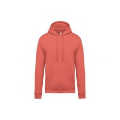 Bluza z kapturem Kariban. Czerwone bluzy nierozpinane męskie KARIBAN, m, bez wzorów, bez ramiączek, z kapturem. Za 146.50 zł.