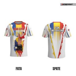 Knockout Koszulka Team Daniel Dragomir. Białe bielizna termoaktywna męska KNOCKOUT, m, bez wzorów, bez ramiączek, na fitness i siłownię. Za 86.27 zł.