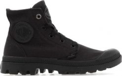 Buty trekkingowe męskie Palladium Palladium Mono Chrome 73089-001-M Czarne 45. Czarne buty trekkingowe męskie Palladium, bez wzorów, bez zapięcia. Za 325.49 zł.