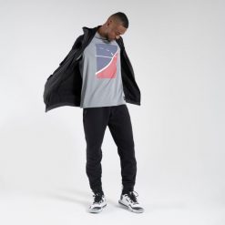 Bluza z kapturem do koszykówki męska Tarmak J500. Szare bluzy z kapturem męskie TARMAK, m, bez wzorów, z bawełny, z kapturem. Za 119.90 zł.