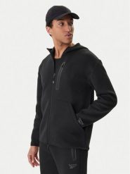 Reebok Bluza Anderson RK25544CCM Czarny Regular Fit. Czarne bluzy rozpinane męskie Reebok, m, bez wzorów, z bawełny, bez ramiączek, bez kaptura. Za 299.99 zł.