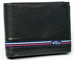 Portfel męski Always Wild czarny N992-GV. Czarne portfele męskie Always Wild, bez wzorów, ze skóry. Za 59.99 zł.