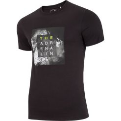 T-shirt męski TSM001 - głęboka czerń. T-shirty męskie marki 4f. Za 39.99 zł.
