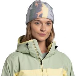 Czapka BUFF POLAR PRINTS BEANIE SIMBO MULTI. Żółte czapki męskie Buff, bez wzorów, z polaru, sportowe. Za 73.99 zł.