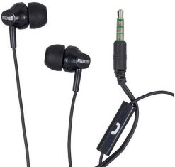 Maxell słuchawki przewodowe douszne EB-875 Jack 3,5mm czarny. Czarne słuchawki douszne NoName. Za 28.49 zł.