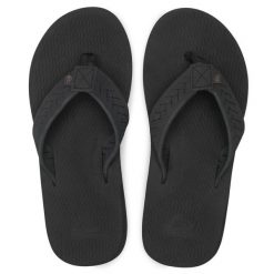 Japonki Quiksilver. Czarne klapki i japonki męskie Quiksilver, bez wzorów. Za 109.99 zł.