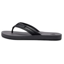 Japonki plażowe męskie Quiksilver Carver Squish. Czarne klapki i japonki męskie Quiksilver, bez wzorów. W wyprzedaży za 86.00 zł.