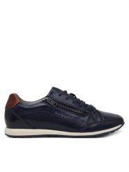 Bugatti Sneakersy 311-A9Q13-4100-4100 Granatowy. Niebieskie buty sportowe na co dzień męskie Bugatti, m, bez wzorów, ze skóry, bez ramiączek, bez kaptura. Za 259.99 zł.