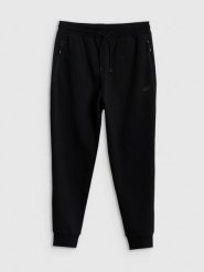 4F Spodnie dresowe joggery męskie - czarne XXL. Czarne spodnie dresowe męskie 4f, bez wzorów, z dresówki. Za 149.99 zł.