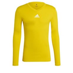 Team Base dł. rękaw 506. Żółte bielizna termoaktywna męska ADIDAS, m, bez wzorów, bez ramiączek, do piłki nożnej. Za 69.78 zł.