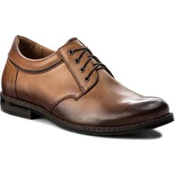 Półbuty SERGIO BARDI - Carisio FW127284517GR 104. Brązowe eleganckie półbuty męskie Sergio Bardi, ze skóry, eleganckie. W wyprzedaży za 189.00 zł.