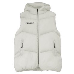 Kurtka puchowa bez rękawów Givova Cloud. Białe kurtki męskie Givova, m, bez wzorów, z puchu, bez ramiączek, bez kaptura. Za 439.99 zł.