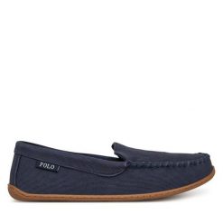 Mokasyny Polo Ralph Lauren. Niebieskie mokasyny męskie Polo Ralph Lauren, bez zapięcia. Za 379.99 zł.