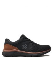 Bugatti Półbuty 341-AFA01-6900-1000 Czarny. Czarne codzienne półbuty męskie Bugatti, bez wzorów, ze skóry, bez obcasa, bez zapięcia. Za 249.99 zł.
