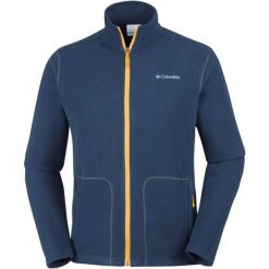 Polar turystyczny męski Columbia Fast Trek Light. Niebieskie bluzy z polaru męskie Columbia, m, bez wzorów, z polaru, sportowe, bez ramiączek, bez kaptura. Za 186.99 zł.
