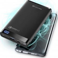 Powerbank CELLULAR MANTA 8000 mAh USB+USB-C czarny (AKGPBCELLP000004). Czarne powerbanki NoName. Za 145.77 zł.