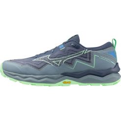 Buty do biegania męskie Mizuno Wave Daichi 9. Zielone buty do biegania męskie Mizuno, bez wzorów, z materiału, bez zapięcia, do biegania, mizuno wave. Za 449.99 zł.