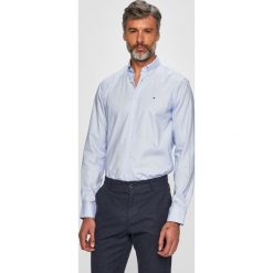 Tommy Hilfiger Tailored - Koszula. Niebieskie koszule męskie Tommy Hilfiger Tailored, bez wzorów, z bawełny, bez kołnierzyka, bez ramiączek. Za 299.90 zł.