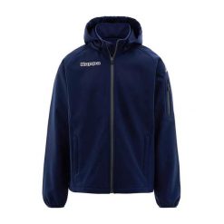 Kurtka Kappa Valas. Niebieskie kurtki męskie Kappa, bez wzorów, sportowe, bez ramiączek, bez kaptura. Za 383.50 zł.