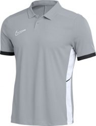 Koszulka męska Nike Dri-Fit Academy 25 SS Polo szara FZ9759 012 XL. Szare koszulki polo męskie Nike, m, bez wzorów, bez kołnierzyka, bez ramiączek. Za 217.44 zł.