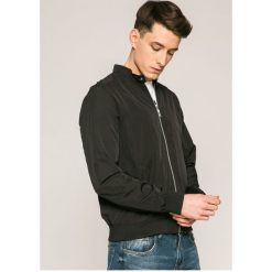 Selected - Kurtka bomber. Szare kurtki męskie Selected, z materiału, z krótkim rękawem. W wyprzedaży za 179.90 zł.