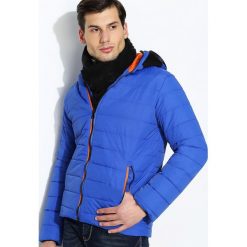 Kobaltowa Kurtka Polar Face. Bluzy z polaru męskie marki Born2be. Za 109.99 zł.