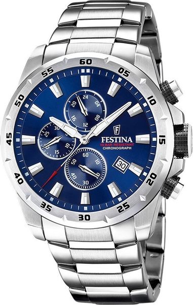 Zegarek Festina Zegarek męski Festina F20463-2 srebrny. Szare zegarki męskie Festina, srebrne. Za 628.00 zł.