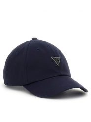 Guess Czapka z daszkiem M4BZ23 WGJP2 Granatowy. Niebieskie czapki męskie Guess, z aplikacjami, z materiału. Za 159.99 zł.