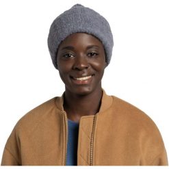 Czapka zimowa BUFF Knitted Beanie Kyre Lead we wzory. Niebieskie czapki męskie Buff, na zimę, bez wzorów, sportowe. W wyprzedaży za 164.93 zł.
