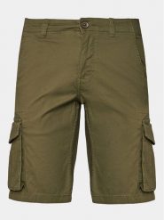 Only & Sons Szorty materiałowe Mike 22021459 Zielony Regular Fit. Zielone szorty męskie Only & Sons, bez wzorów, z bawełny. Za 149.99 zł.