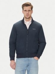 Pepe Jeans Kurtka bomber Mustrel PM403108 Granatowy Regular Fit. Niebieskie kurtki męskie Pepe Jeans, m, bez wzorów, z jeansu, bez ramiączek, bez kaptura. Za 309.99 zł.