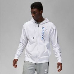 Nike Bluza Nike PSG FLC FZ Jordan M DN6150-100, Rozmiar: XL. Bluzy nierozpinane męskie Nike, m, bez wzorów, bez ramiączek, bez kaptura. Za 185.68 zł.