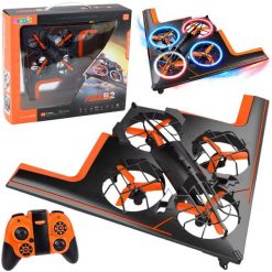 Dron Zdalnie Sterowany RC Latający Quadcopter Światła LED Aplikacja. Drony LEANToys. Za 130.91 zł.