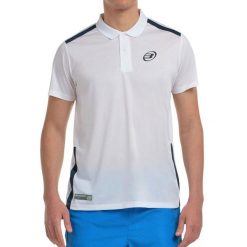 Bullpadel Balto Polo Shirt. Białe koszulki polo męskie bullpadel, bez wzorów, sportowe, bez kołnierzyka, bez ramiączek. Za 153.00 zł.