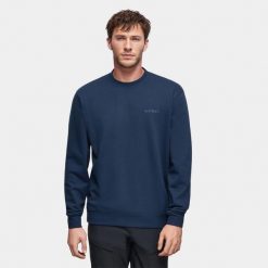 Bluza trekkingowa męska Alpinus Bellagio. Niebieskie bluzy nierozpinane męskie Alpinus, l, bez wzorów, sportowe, bez ramiączek, bez kaptura. Za 199.00 zł.