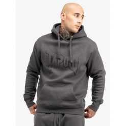 Bluza z kapturem o klasycznym kroju Tapout Basic. Brązowe bluzy z kapturem męskie TAPOUT, m, bez wzorów, z kapturem. Za 225.50 zł.
