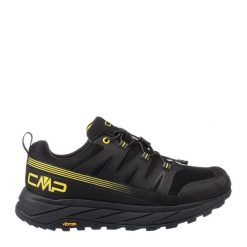 Buty trailowe męskie CMP MARCO OLMO 2.0. Czarne buty do biegania męskie CMP, bez wzorów, bez zapięcia, do biegania. W wyprzedaży za 499.99 zł.