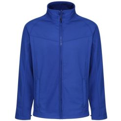 Męski Softshell Uproar. Niebieskie kurtki softshell męskie Regatta, l, bez wzorów, z softshellu, bez kaptura, trekkingowe. Za 196.99 zł.