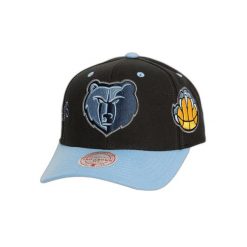 Czapka z daszkiem Mitchell & Ness Overbite Pro Memphis Grizzlies. Czarne czapki męskie Mitchell & Ness, bez wzorów, eleganckie. Za 222.50 zł.