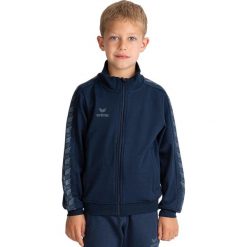 Kurtka dresowa Erima Essential Team Multicolor Junior. Niebieskie kurtki męskie Erima, bez wzorów, z dresówki, retro, bez ramiączek, bez kaptura. Za 306.99 zł.