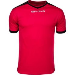 Koszulka sportowa męska Givova Revolution Interlock. Czerwone t-shirty sportowe męskie Givova, l, bez wzorów, sportowe, bez ramiączek. Za 53.91 zł.