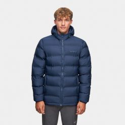 Kurtka turystyczna męska zimowa Alpinus Felskinn II. Niebieskie kurtki męskie Alpinus, na zimę, m, bez wzorów, sportowe, bez ramiączek, bez kaptura. Za 449.00 zł.