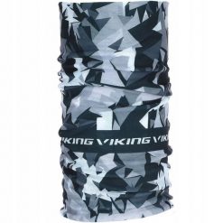 Geometryczna Chusta Polartech Unisex Dla Dorosłych. Szare szaliki męskie Viking, bez wzorów. Za 91.99 zł.