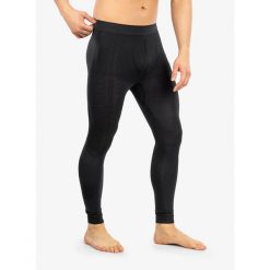 Legginsy termoaktywne męskie Brubeck Comfort Wool. Czarne bielizna termoaktywna męska Brubeck, l, bez wzorów, bez ramiączek. Za 135.99 zł.