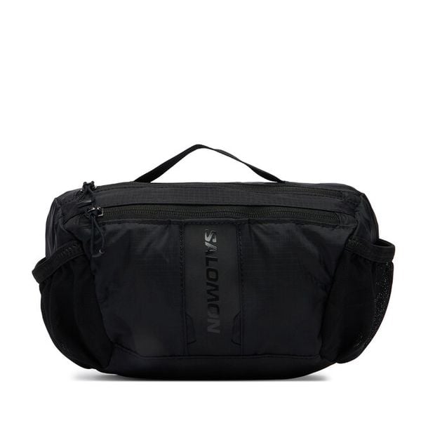 Nerka Salomon. Czarne saszetki męskie Salomon, bez wzorów, małe. Za 209.99 zł.