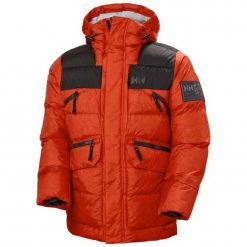 Kurtka puchowa Helly Hansen Arctic Patrol H2 Flow. Brązowe kurtki męskie Helly Hansen, m, bez wzorów, z puchu, bez ramiączek, bez kaptura. W wyprzedaży za 2,788.00 zł.