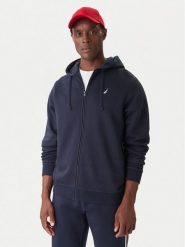 Nautica Bluza Winnemucca N1T04065 Granatowy Regular Fit. Niebieskie bluzy rozpinane męskie Nautica, m, bez wzorów, z syntetyku, bez ramiączek, bez kaptura. Za 219.99 zł.