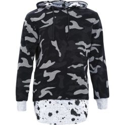 Czarna-Moro Bluza Another World. Bluzy z kapturem męskie marki Born2be. Za 34.99 zł.